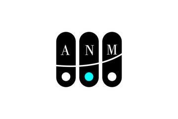ANM LETTER and ALPHABET LOGO DESIGN