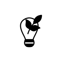 Green Energy icon in vector. Logotype