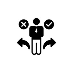 Business Choice icon in vector. Logotype