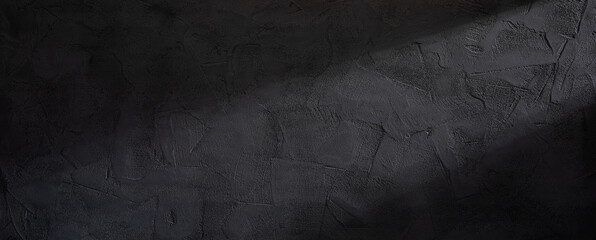 Black stone wall texture background