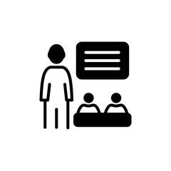 Lecture icon in vector. Logotype