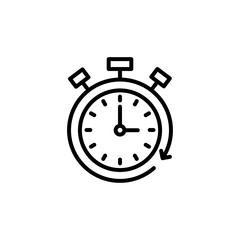 All Day Availability icon in vector. Logotype