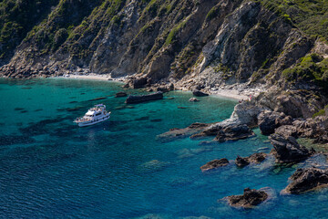 Fototapeta premium Coastline On Skopelos island, Greece 