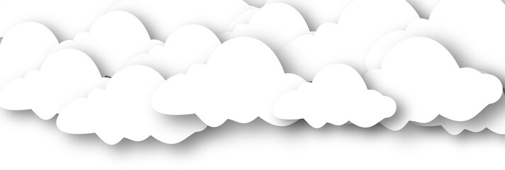 Simple cloud illustration