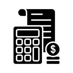 Budget icon. sign for mobile concept and web design. vector illustration