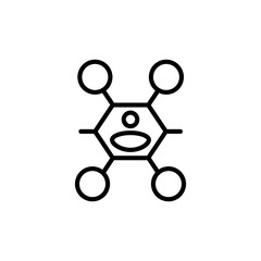 Social Link icon in vector. Logotype