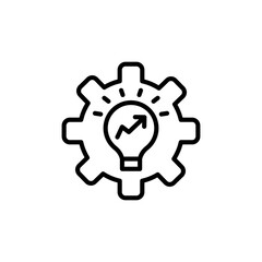 Productivity icon in vector. Logotype