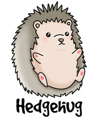 Hedgehug Funny Cute Hedgehog