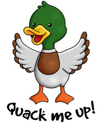 Quack me up Funny Widgeon