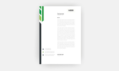 Simple Creative Letterhead Template Design