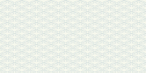 Background pattern with seamless decorative floral ornament on a light green background vector image