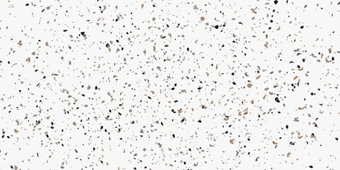 Terrazzo pattern floor tile. Grunge style texture effect. Stock royalty free vector illustration