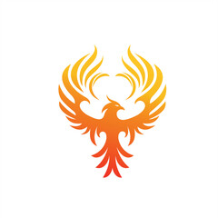 Charming Illustration phoenix, bird illustrations for icons or logos