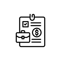 Business Instruction icon in vector. Logotype