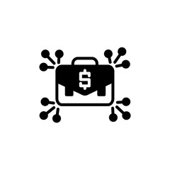 Business Expand Network icon in vector. Logotype