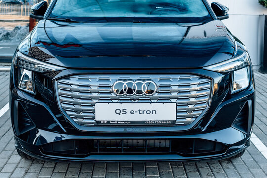 Audi Q5 e-tron luxury electric car, front view