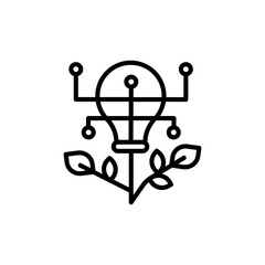 Idea Generate icon in vector. Logotype