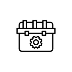 Toolbox icon in vector. Logotype