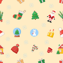 christmas seamless pattern