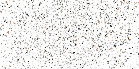 Terrazzo pattern floor tile. Grunge style texture effect. Stock royalty free vector illustration