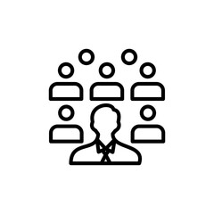 Business Team icon in vector. Logotype