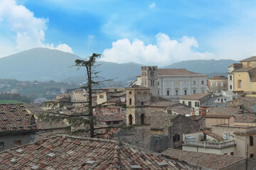 Fototapeta premium Alatri Frosinone Lazio Italy historic village-