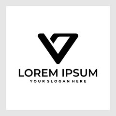 Abstract Letter V and LV For Logo Design Inspiration.v letter logo