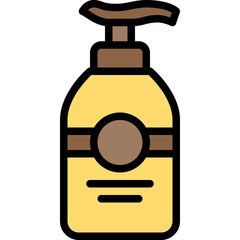 lotion line filled icon