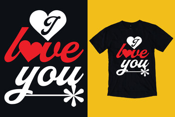 Happy Valentine's Day T-Shirt Design 
