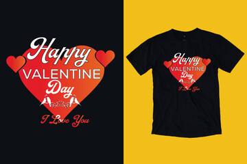 Happy Valentine's Day T-Shirt Design 