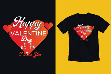 Happy Valentine's Day T-Shirt Design 