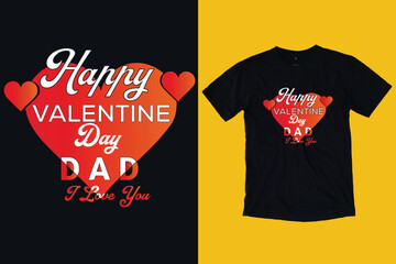 Happy Valentine's Day T-Shirt Design 