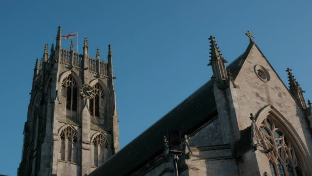 Church of England. Parish church in English countryside. Christian worship. 