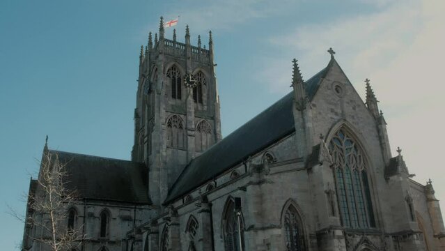 Church of England. Parish church in English countryside. Christian worship. 