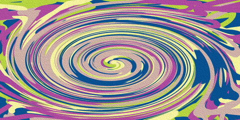 Fototapeta na wymiar Psychedelia art backgound twirl Design