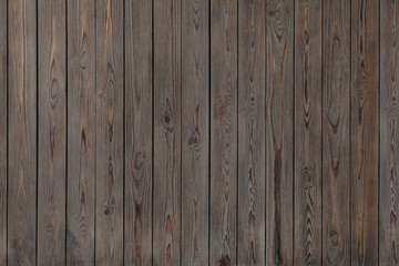 Naklejka premium Texture of wooden board on black background, top view