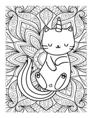 Cat butt with floral background