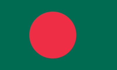 Bangladesh  flag wave  isolated  on png or transparent background,Symbol Bangladesh ,template for banner,card,advertising ,promote,and business matching country poster, vector illustration - obrazy, fototapety, plakaty