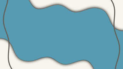 Abstract background gradient wave blue white simple modern elegant premium vector