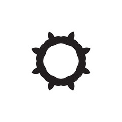 Settings icon. Simple style technology repair company big sale poster background symbol. Settings button. Repair brand logo design element. Settings t-shirt printing. Vector for sticker.