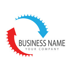Gear Logo Template vector icon illustration design
