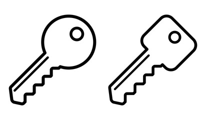 set of keys vector illustration