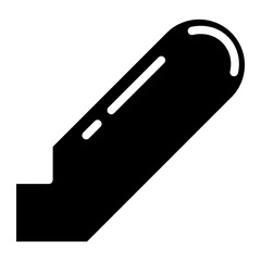 escalator stairs glyph 