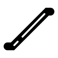 escalator stairs glyph 