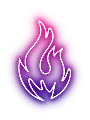 Collection of Flame neon