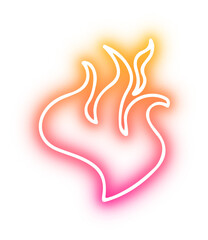 Collection of Flame neon