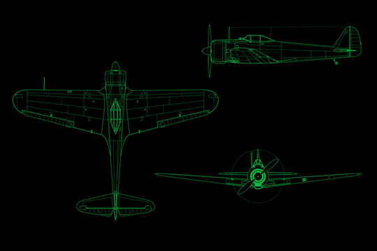 Caza monoplano de h&eacute;lice Ki-43