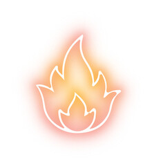 Collection of Flame neon