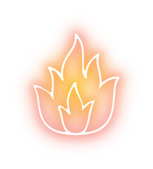 Collection of Flame neon