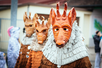 Reh-Kostüm, Hästräger, Fasnacht, Karneval, alemanisch